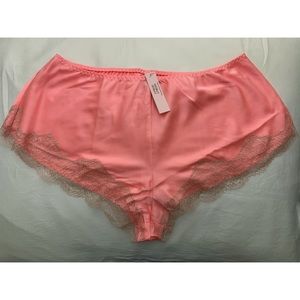 VS Silk Lace Trim Sleep Shorts